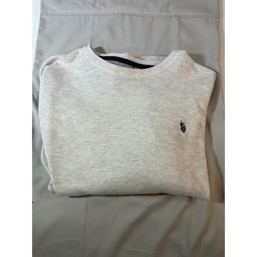 Polo Long Sleeve Knit Pullover Sleep-wear XXL Classic Fit